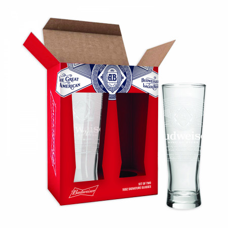 Budweiser Signature Glassware 2-Piece Set